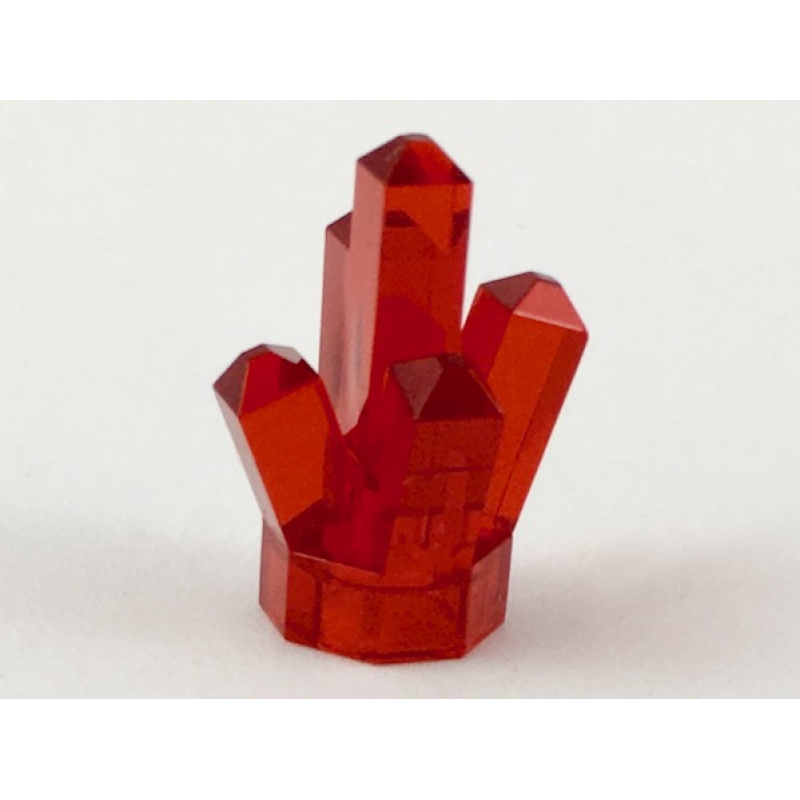 Rots 1x1 Kristal 5 punten Trans Red